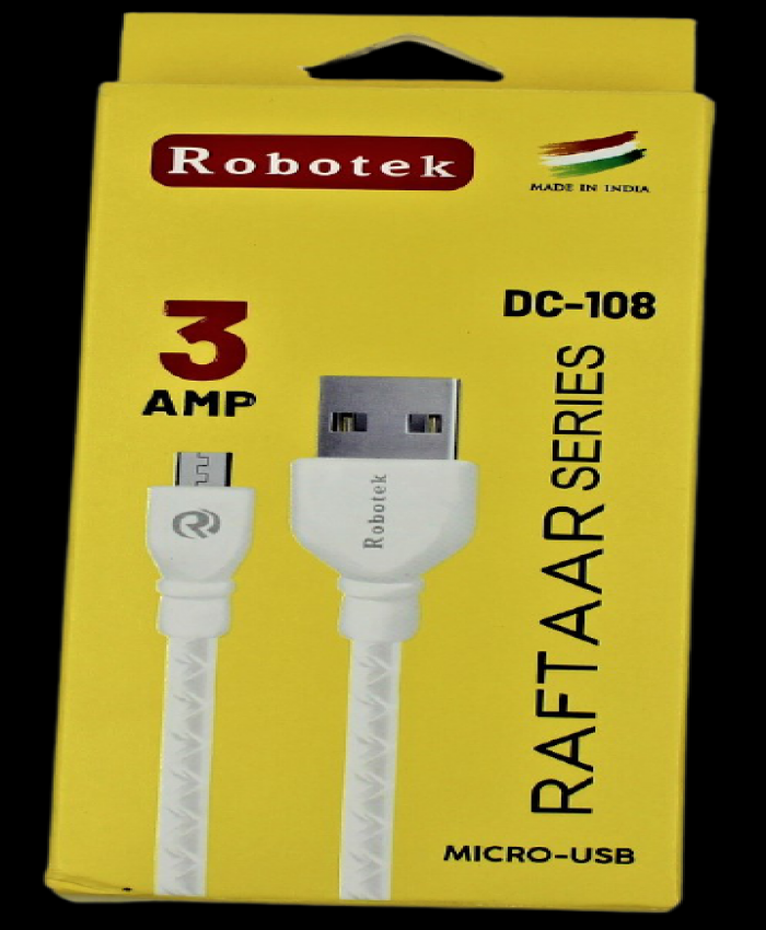 Robotek DC-108 ( 3AMP) Raftaar series Micro - USB