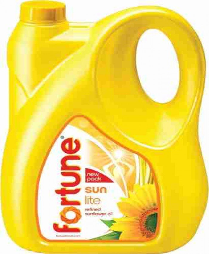 Edible Oil, Fortune Sunlite Refined Sunflower Oil Can  5 L