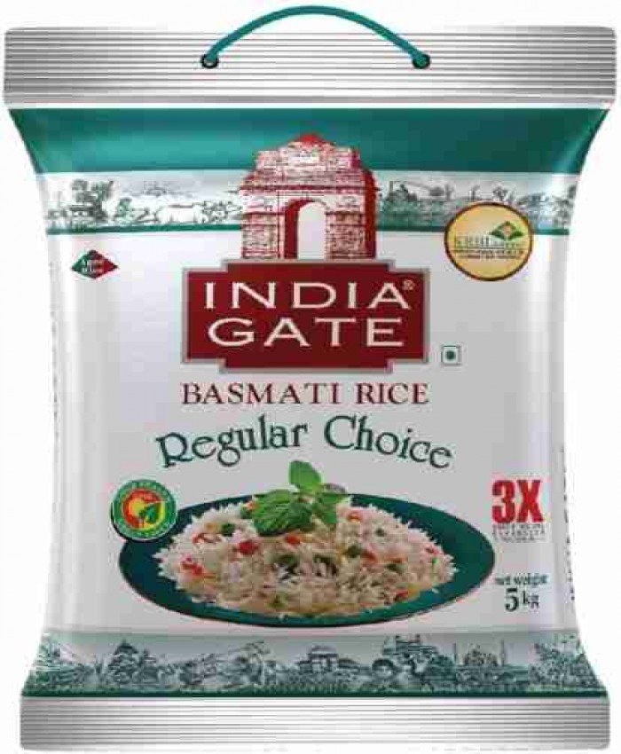Rice, INDIA GATE Regular Choice Basmati Rice 5 Kg