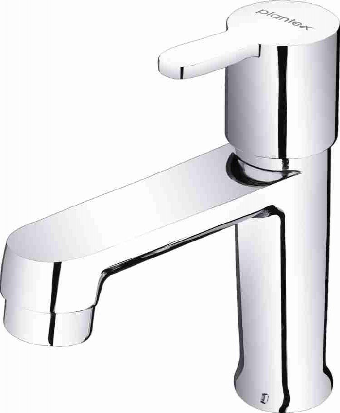 SINK TAP PLANTEX pure brass flora pillar cock chrome single handle basin faucet water tap 